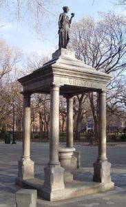 A fonte de temperança em Tompkins Square Park, New York City