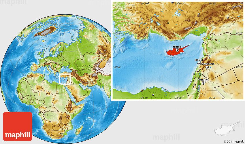 physical-location-map-of-cyprus